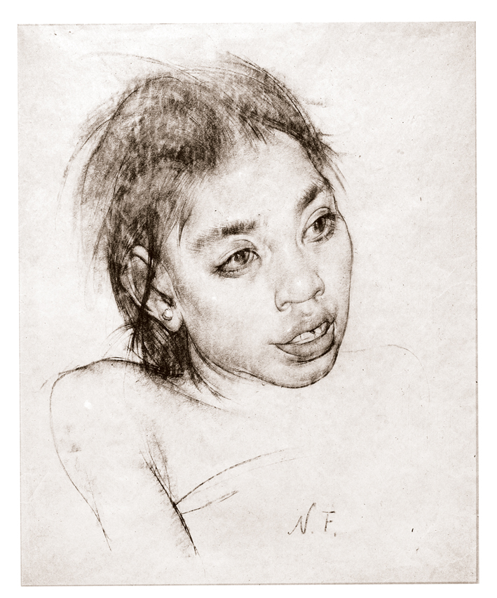  Nicolai Ivanovich Fechin —— 巴厘岛女孩 (2)